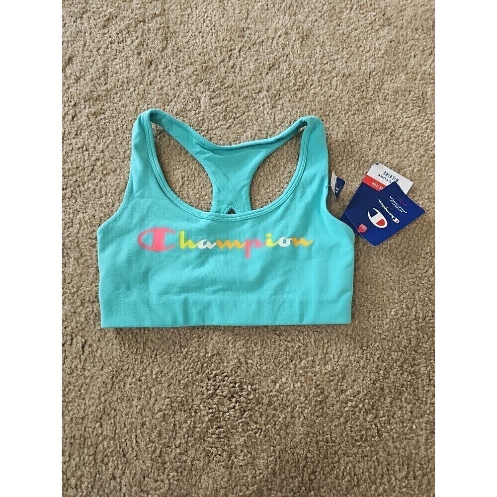Champion Sports Bra Authentic Script Logo Women's XS